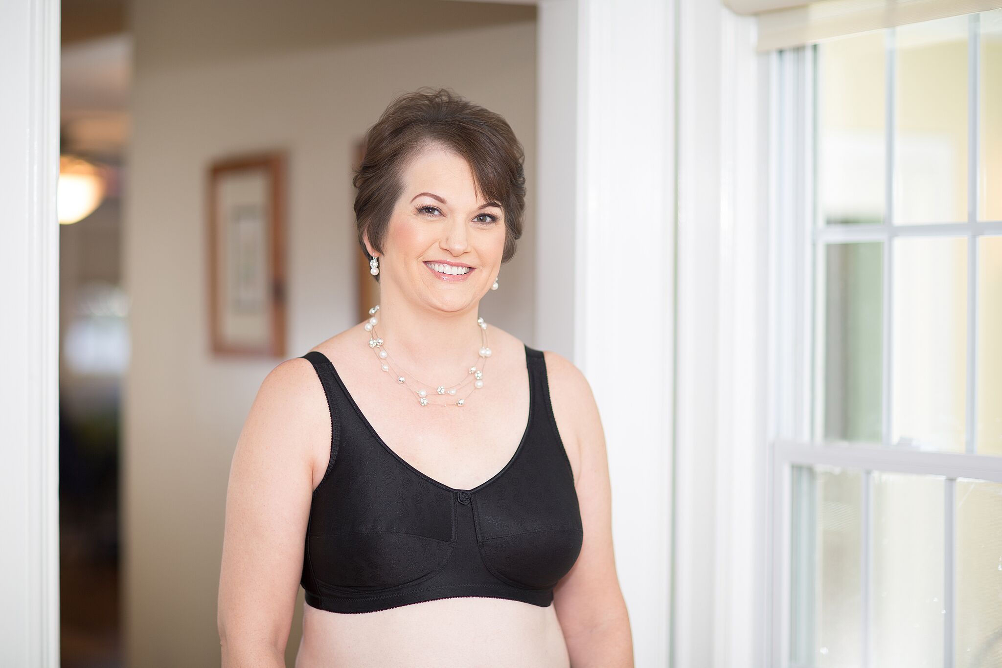American Breast Care Embrace Mastectomy Bra - Higher Neckline