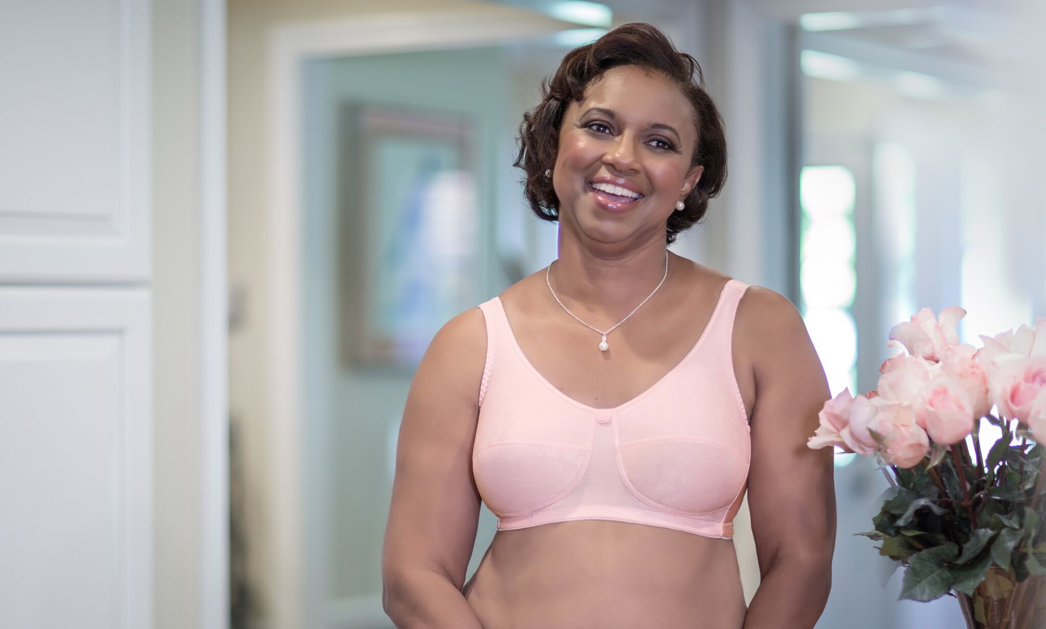 American Breast Care Mastectomy Bra Regalia Size 42A Beige at
